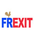 FREXIT UE - 20x13cm - Sticker/autocollant