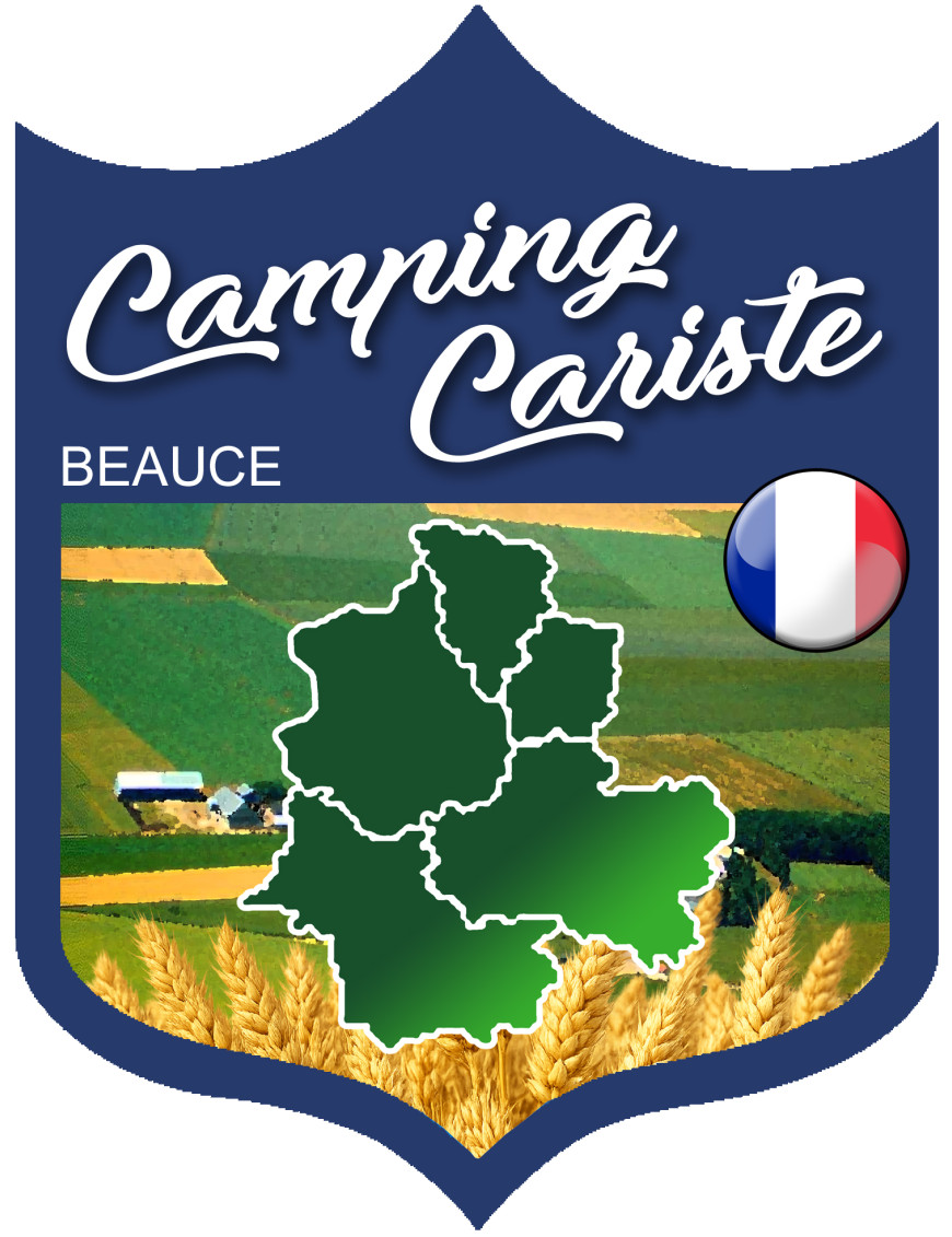 Campingcariste la Beauce - 20x15cm - Sticker/autocollant