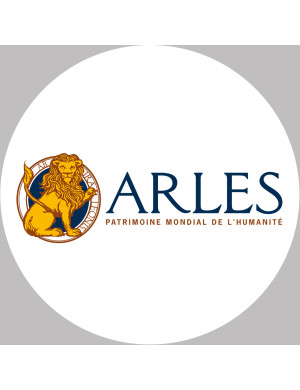 Arles (15x15cm) - Sticker/autocollant