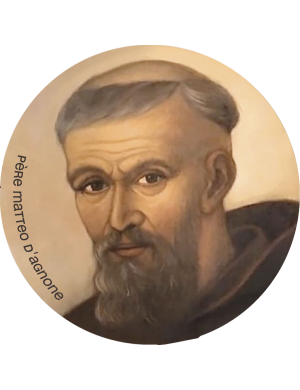 Père Matteo d'Agnone (15x15cm) - Sticker/autocollant