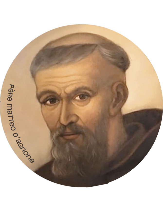 Père Matteo d'Agnone (15x15cm) - Sticker/autocollant