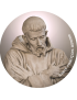 Saint François d'Assise (5x5cm) - Sticker/autocollant