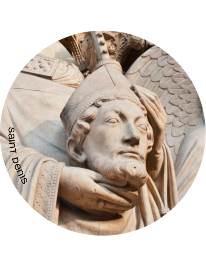 Saint Denis (15x15cm) - Sticker/autocollant