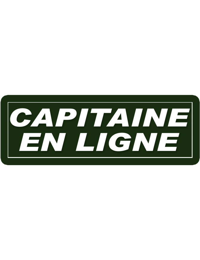 capitaine en ligne - 29,5x10,5cm - Sticker/autocollant