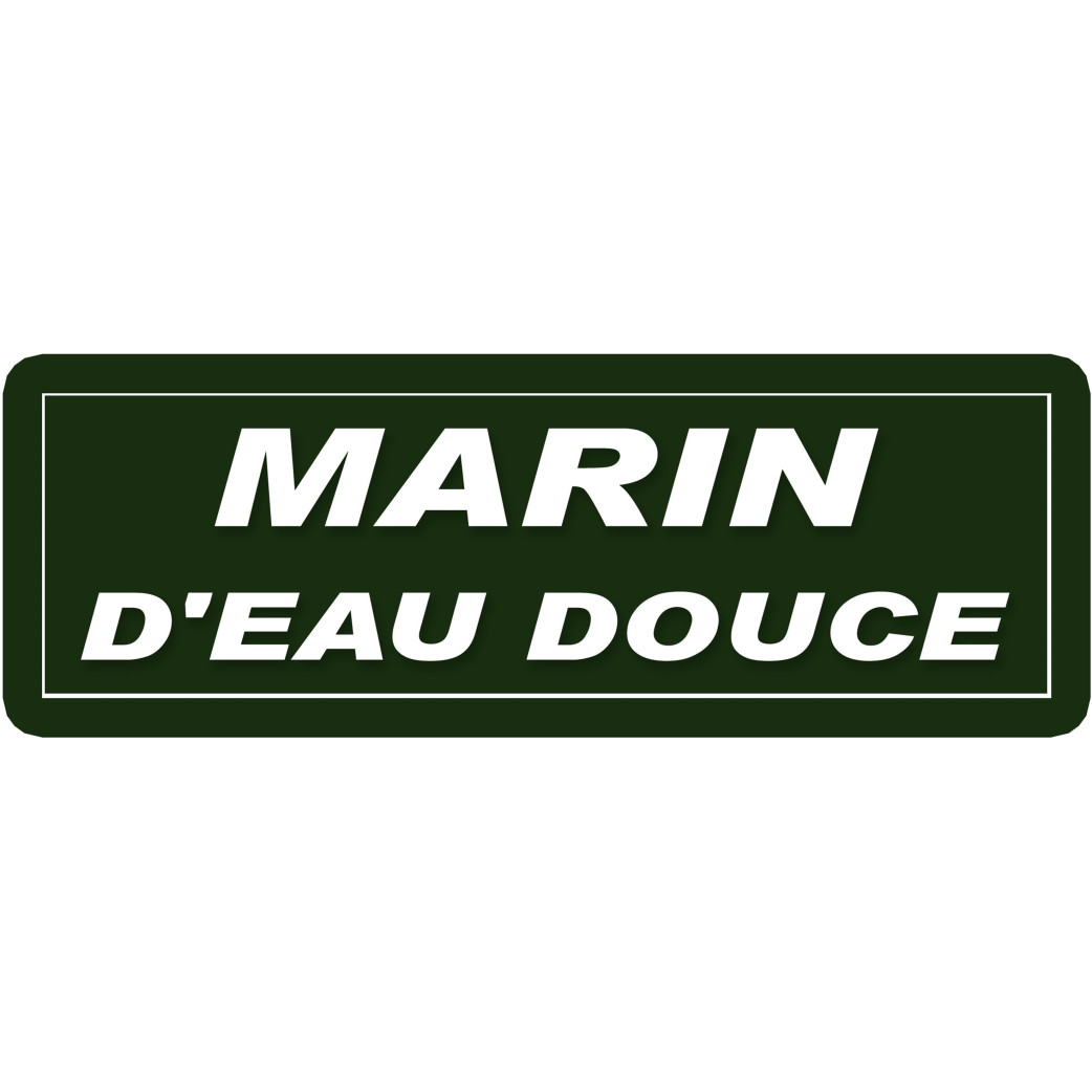 marin d'eau douce - 29,5x10,5cm - Sticker/autocollant