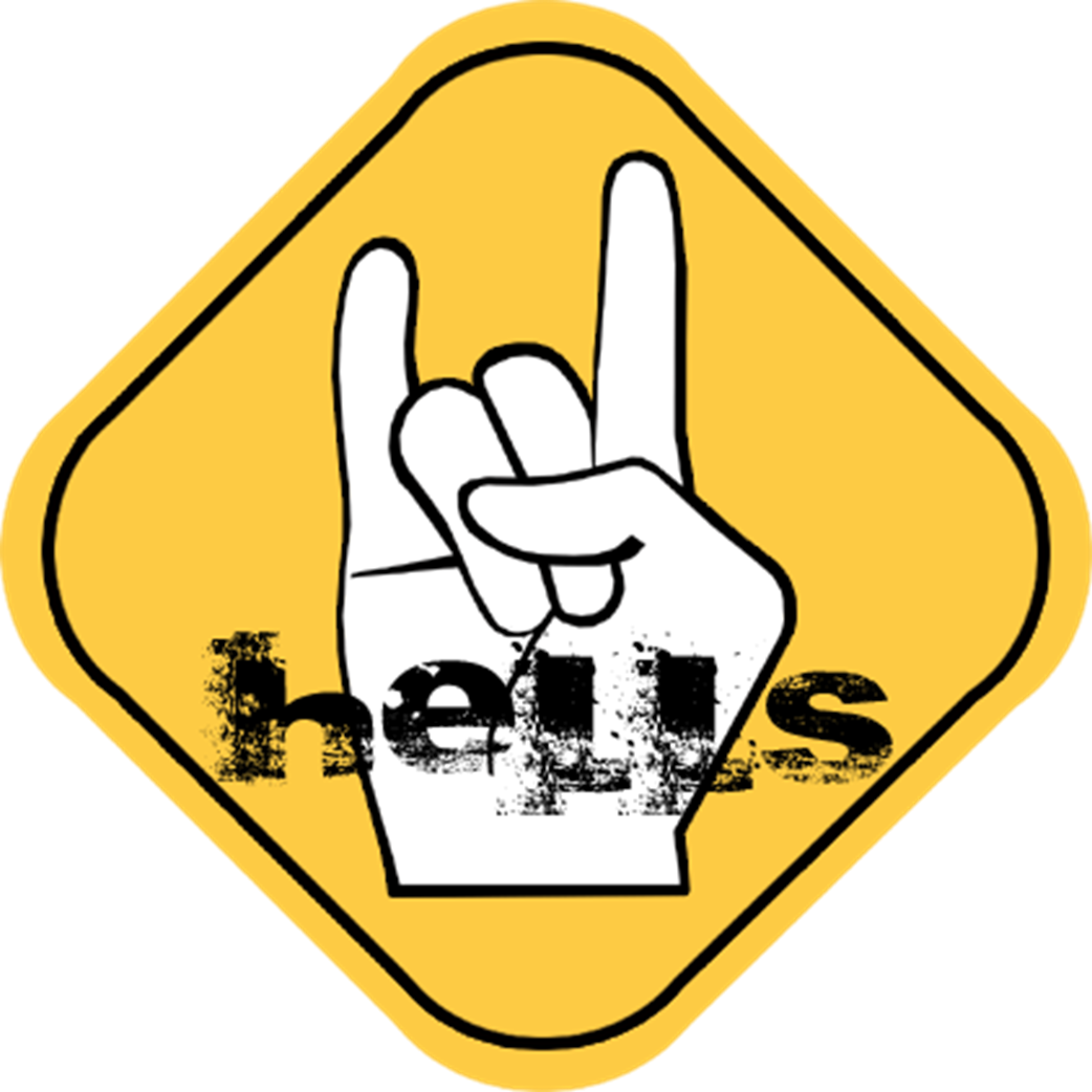 Hells (15x15cm) - Sticker/autocollant