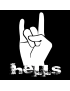 Symbole Hells (15x15cm) - Sticker/autocollant