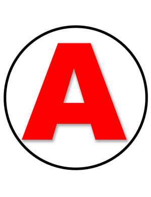 A officiel - 15cm - Sticker/autocollant