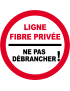 Piste cyclable - 10x10cm - Sticker/autocollant
