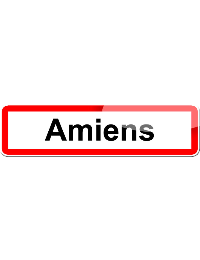 Amiens (15x4cm) - Sticker/autocollant