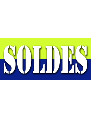 SOLDES V2 - 30x14cm - Sticker/autocollant