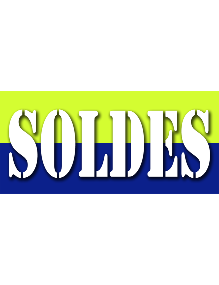 SOLDES V2 - 30x14cm - Sticker/autocollant