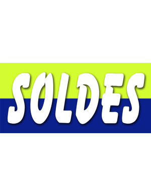 SOLDES V3 - 30x14cm - Sticker/autocollant
