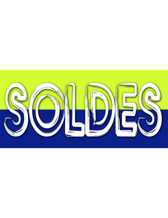 SOLDES V4 - 30x14cm - Sticker/autocollant