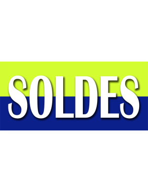 SOLDES V7 - 30x14cm - Sticker/autocollant
