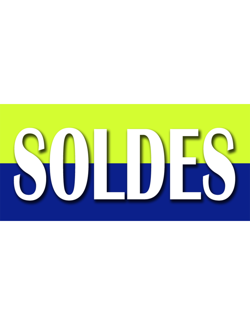 SOLDES V7 - 30x14cm - Sticker/autocollant