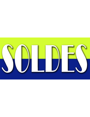 SOLDES V8 - 30x14cm - Sticker/autocollant