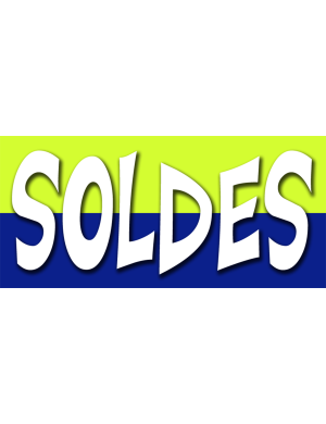 SOLDES V12 - 30x14cm - Sticker/autocollant