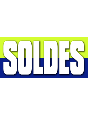 SOLDES V15 - 30x14cm - Sticker/autocollant