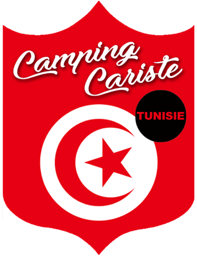 Campingcariste Tunisie - 20x15cm - Sticker/autocollant