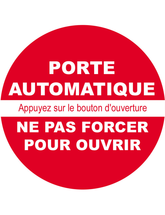 Salle d'attente direction gauche C (28x8cm) - Sticker/autocollant