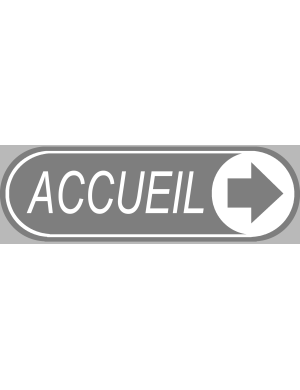 Accueil directionnel vers la droite (29x9cm) - Sticker/autocollant