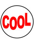 COOL - 15cm - Sticker/autocollant