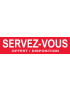 Servez-vous offert - 29x7cm - Sticker/autocollant