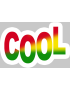 cool Rasta (15x9.5cm) - Sticker/autocollant