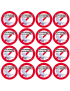 Pas de réservation par la serviette - 16 fois 5cm - Sticker/autocollant
