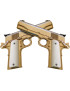 guns - 29,5x21cm - Sticker/autocollant