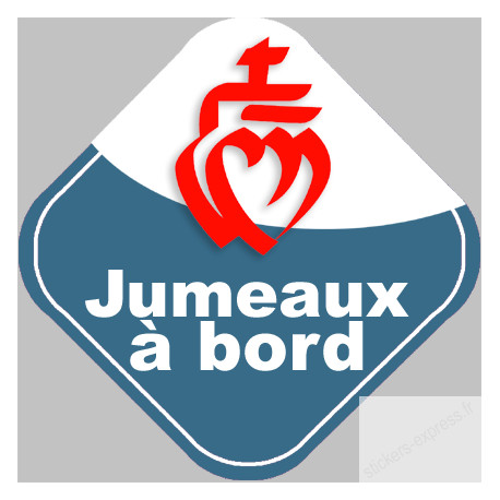 Autocollants : jumeaux à bord vendeen