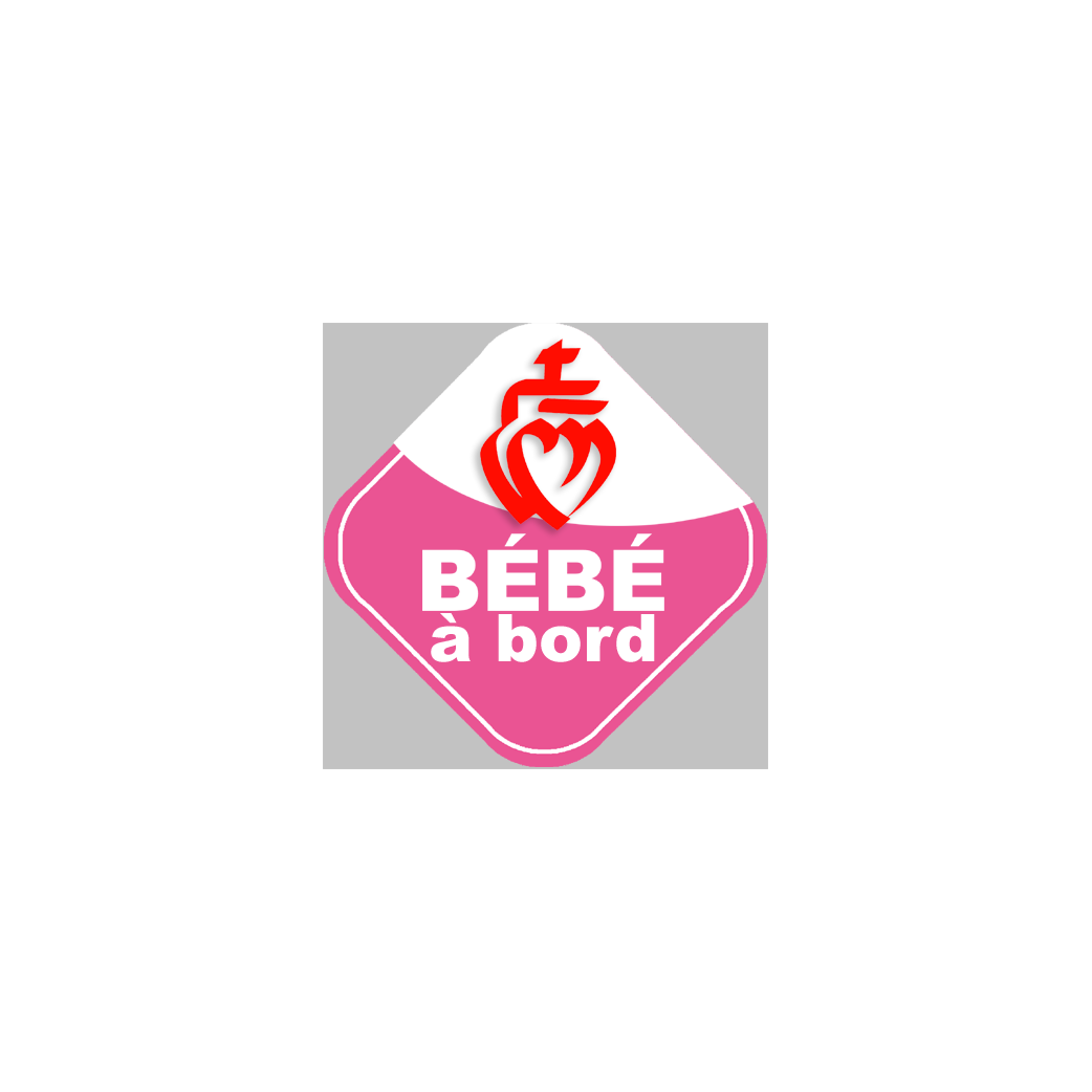bébé à bord vendéenne - 10cm - Sticker/autocollant