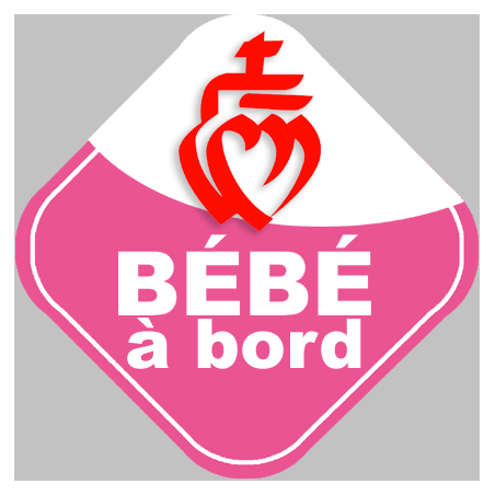 bébé à bord vendéenne - 10cm - Sticker/autocollant