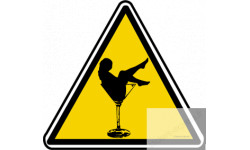 Autocollant : Panneau de danger sexy 15/sticker