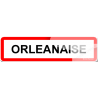 Autocollant : Orleanais et Orleanaise/sticker