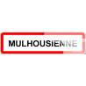 Autocollant : Mulhousien et Mulhousienne/sticker