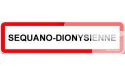 Autocollant : Sequano-Dionysien et Sequano-Dionysienne/sticker