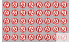Produits Vendéen - 40fois 2cm - Sticker/autocollant