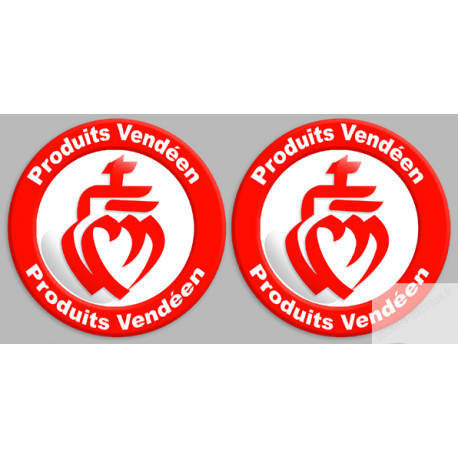 Produits Vendéen - 2fois 10cm - Sticker/autocollant