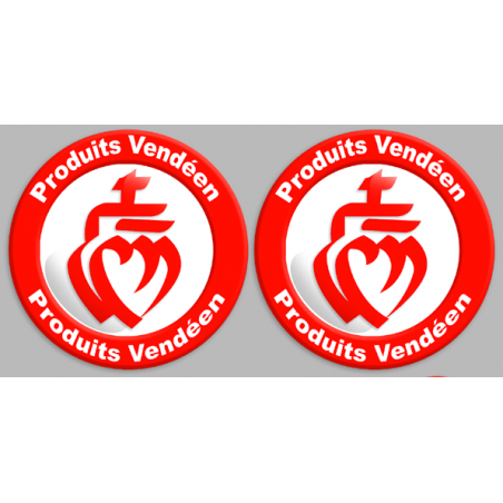 Produits Vendéen - 2fois 10cm - Sticker/autocollant