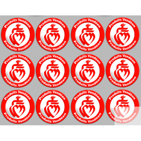 Produits Vendéen - 12fois 5cm - Sticker/autocollant