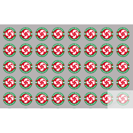 Produits Basque rouge - 44fois 2cm - Sticker/autocollant