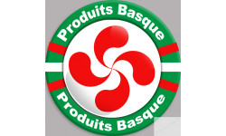 Produits Basque - 20cm - Sticker/autocollant