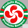 Produits Basque - 20cm - Sticker/autocollant