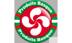 Produits Basque rouge - 20cm - Sticker/autocollant