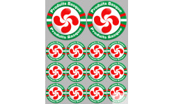 Produits Basque - 2fois 10cm/12fois 5cm - Sticker/autocollant