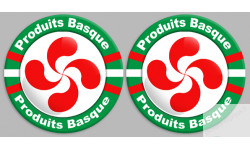 Produits Basque - 12fois 10cm - Sticker/autocollant