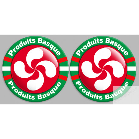 Produits Basque rouge - 12fois 10cm - Sticker/autocollant