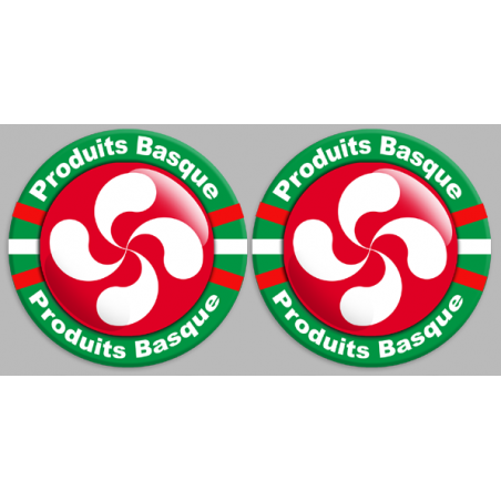 Produits Basque rouge - 12fois 10cm - Sticker/autocollant